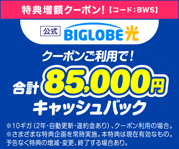 ビッグローブ光